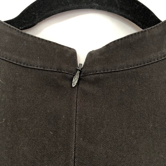 Theory Black Sleeveless Sheath Dress Womens 2 Mini Classic Preppy Office - Picture 3 of 10